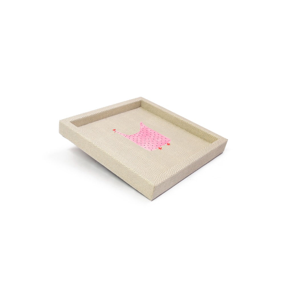 CHAROLA 18 X 18 PINK COLABORATION