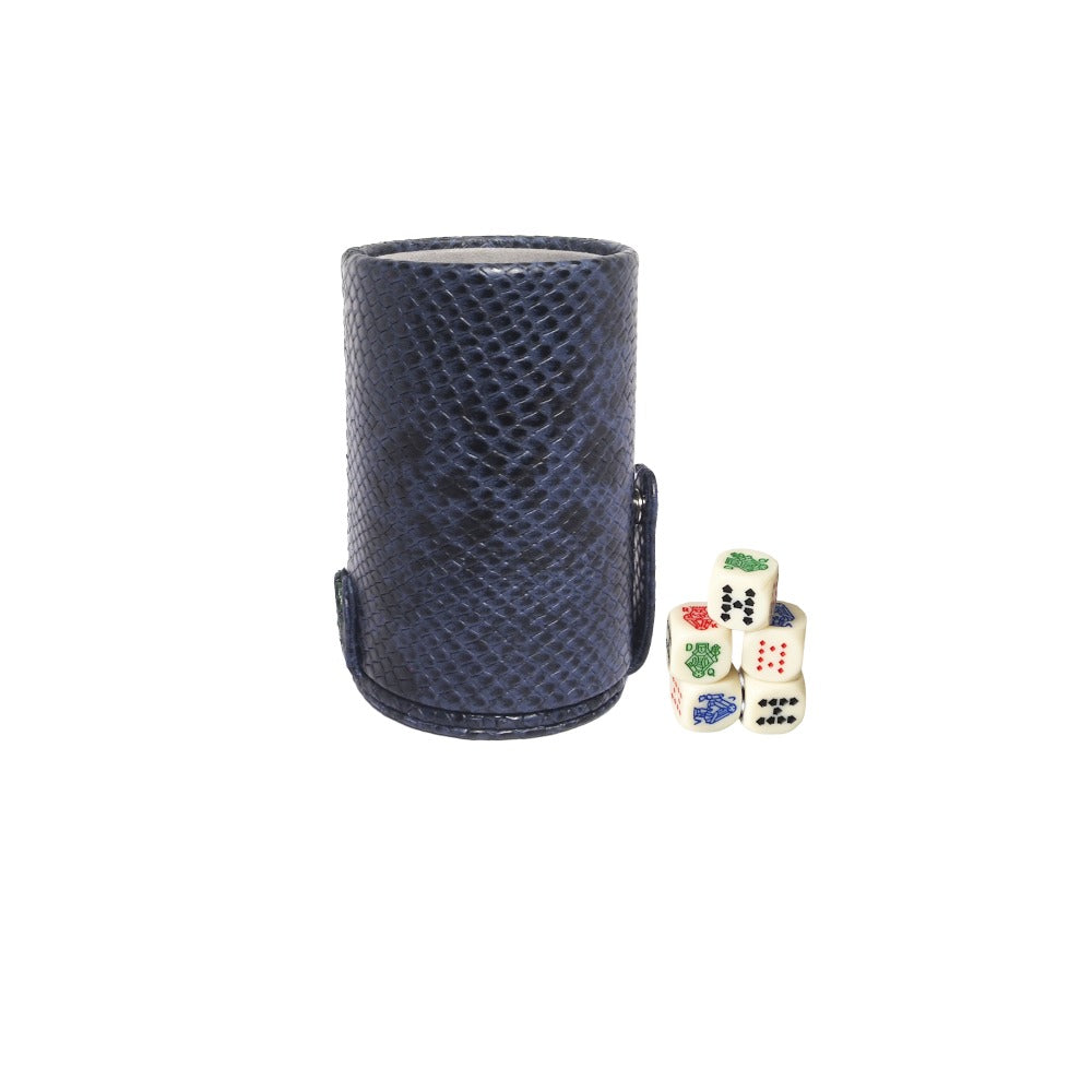 CUBILETE CON TAPA PIEL