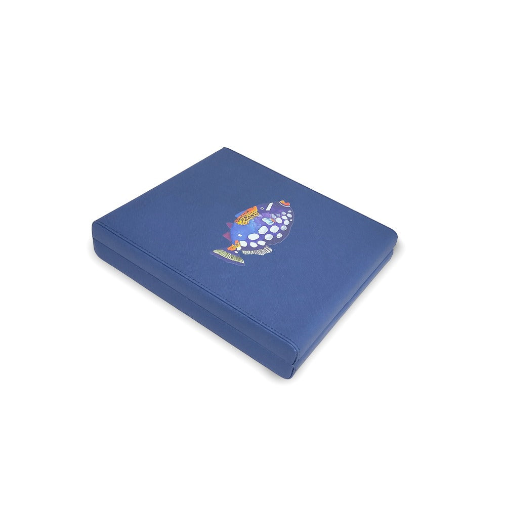 DOMINO INGLES FORRO AZUL MEDIO