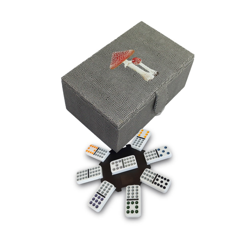 DOMINO CUBANO REPTIL GRIS