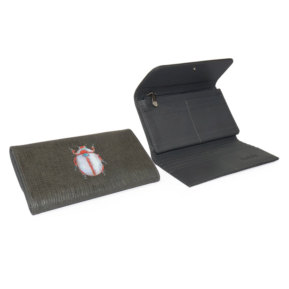 CARTERA LICHA GRIS ARMADILLO