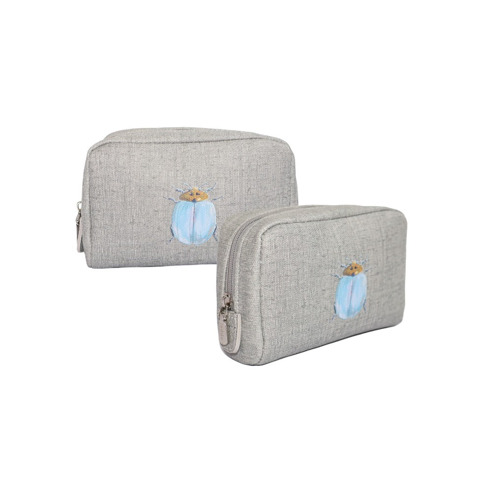 POUCH MONKEY FIORE GRIS