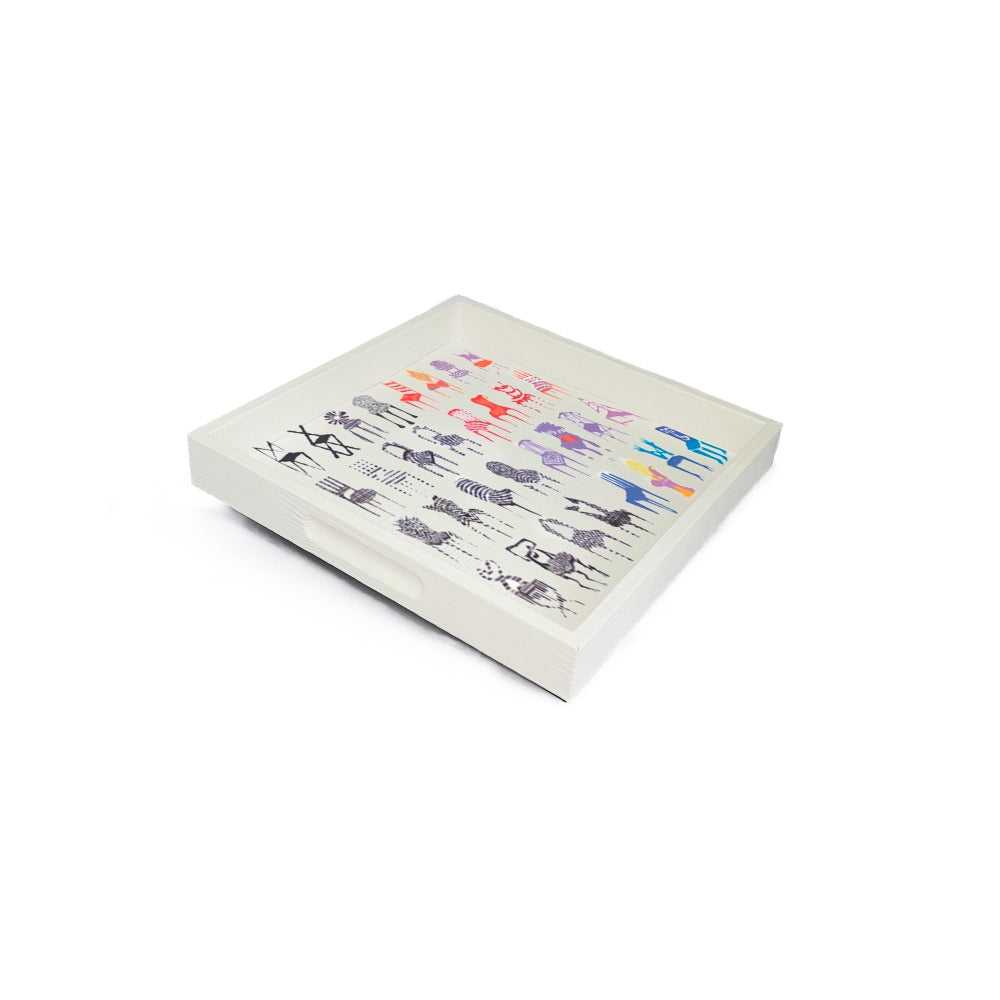 CHAROLA CUADRADA NIEVE ARMADILLO PEDRO FRIDEBERG