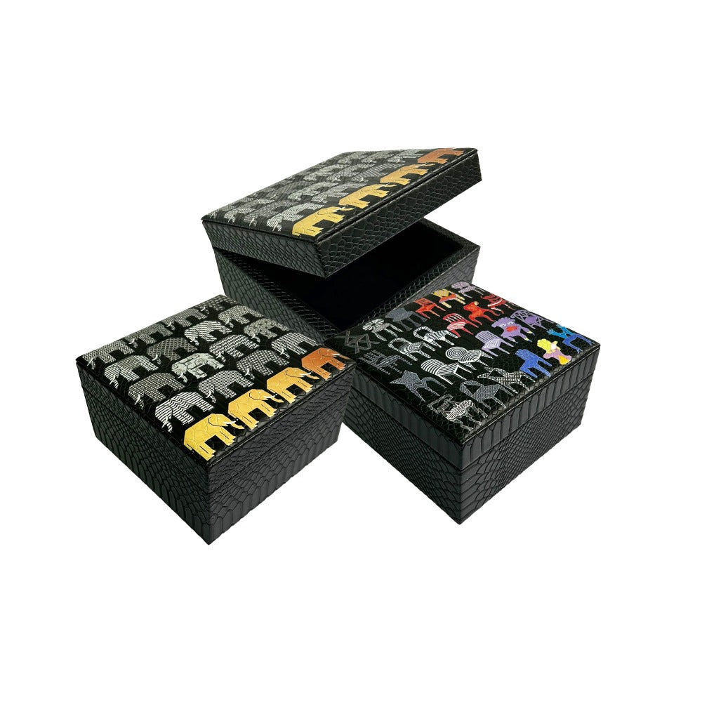 CAJA DECORATIVA CHICA NEGRO MATE PEDRO FRIEDEBRG