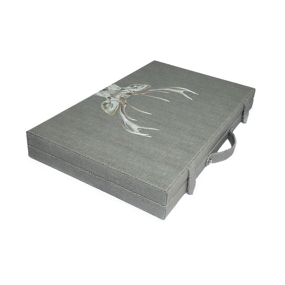 BACKGAMMON GRANDE REPTIL GRIS