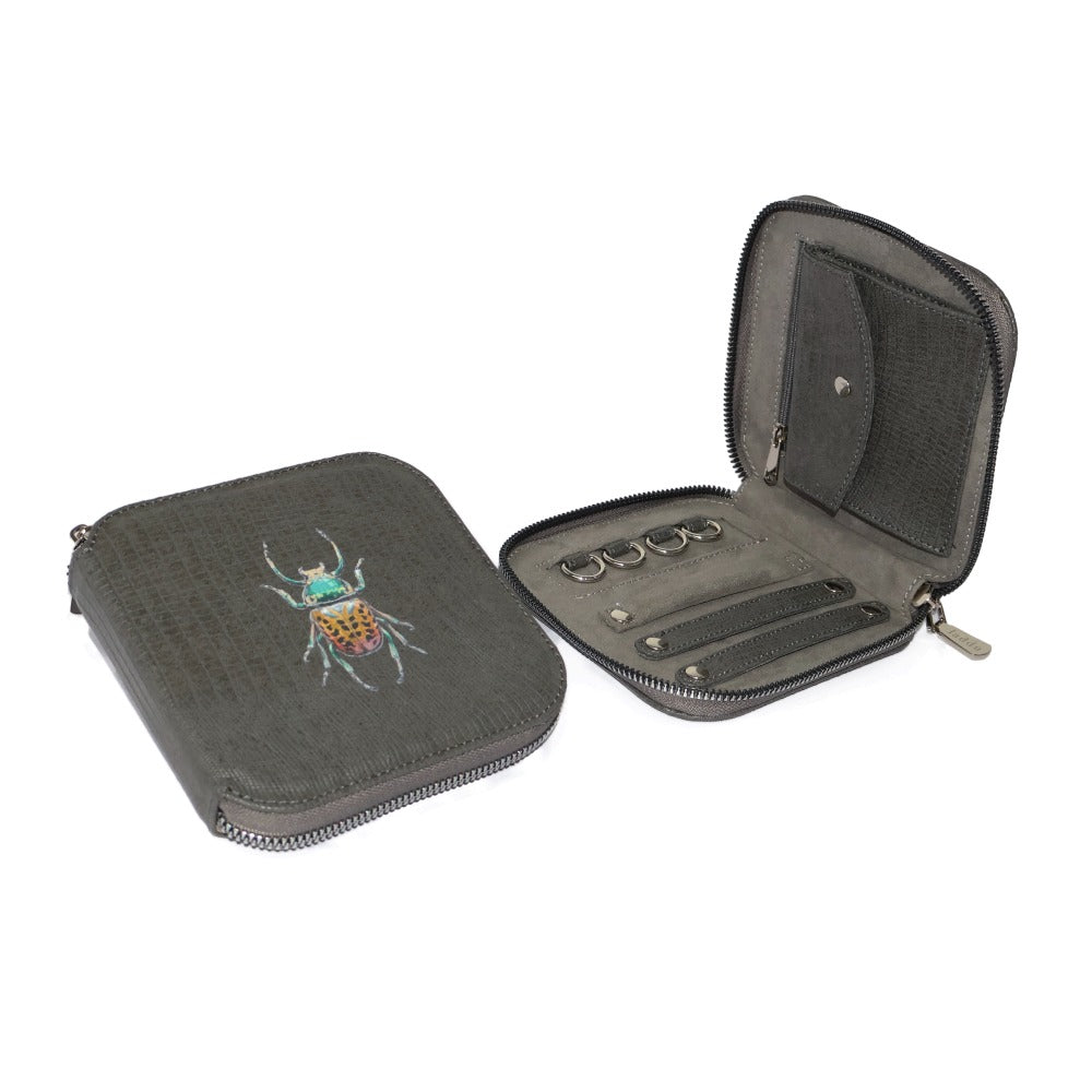 JOYERO DE VIAJE GRIS ARMADILLO