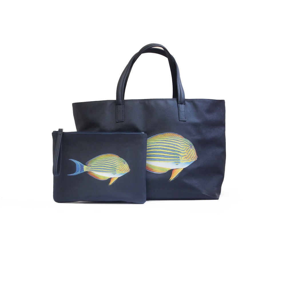 BOLSA MATEA PLAYA FORRO AZUL NOCHE