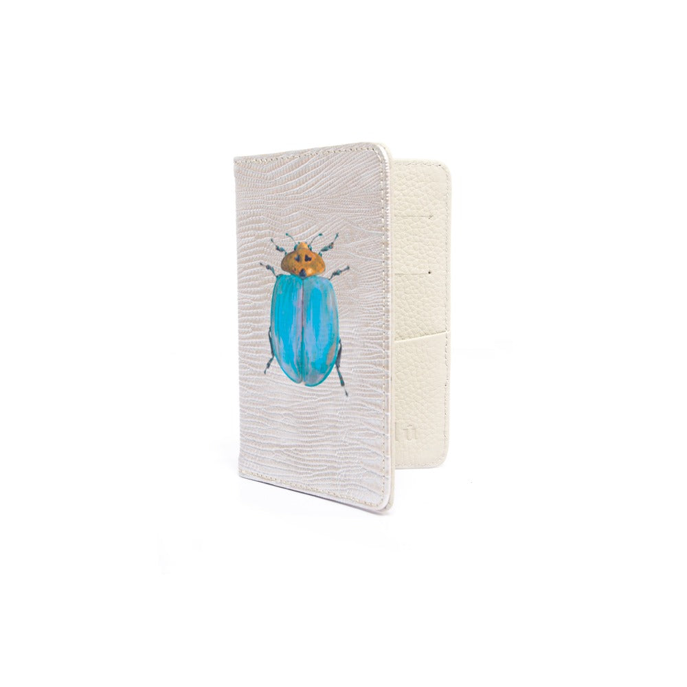 TARJETERO NACHO TEJUS PLATA BEIGE