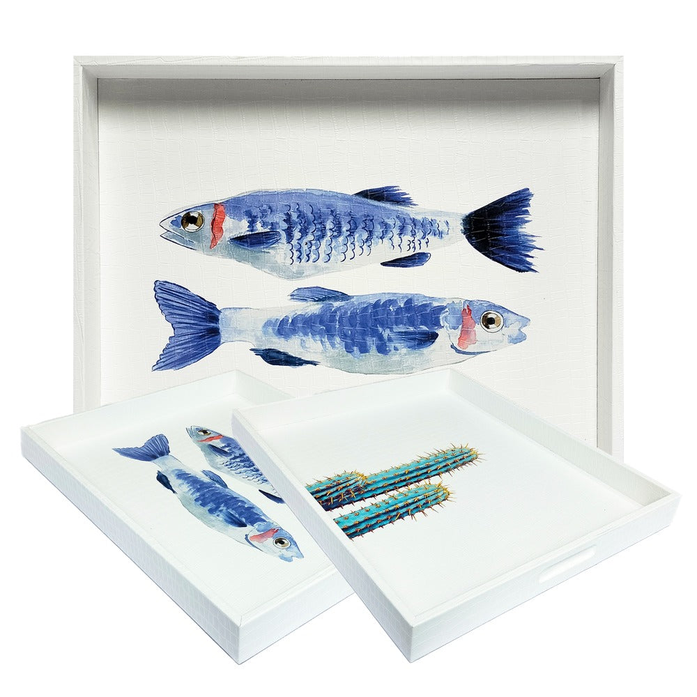 CHAROLA EXTRA GRANDE CROCO BLANCO