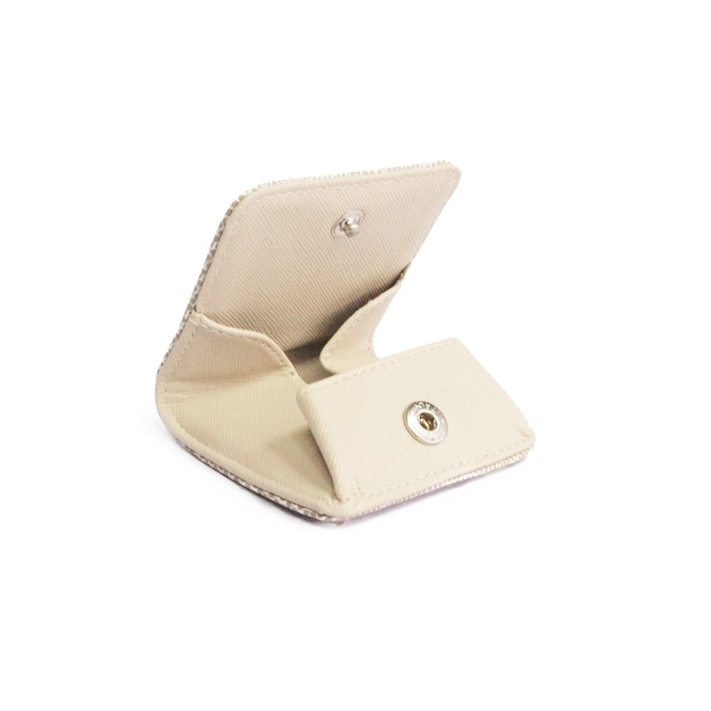 MONEDERO CUADRADO RAYITAS CARNE