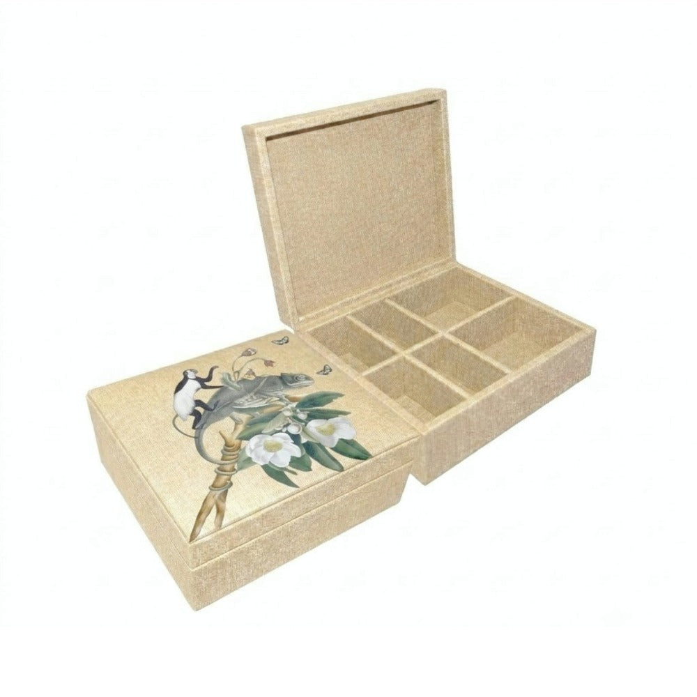 JOYERO BURO FIORE BEIGE MUZALUCI