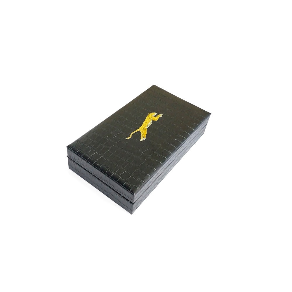 JOYERO ESPECIAL CROCO GLOSY NEGRO