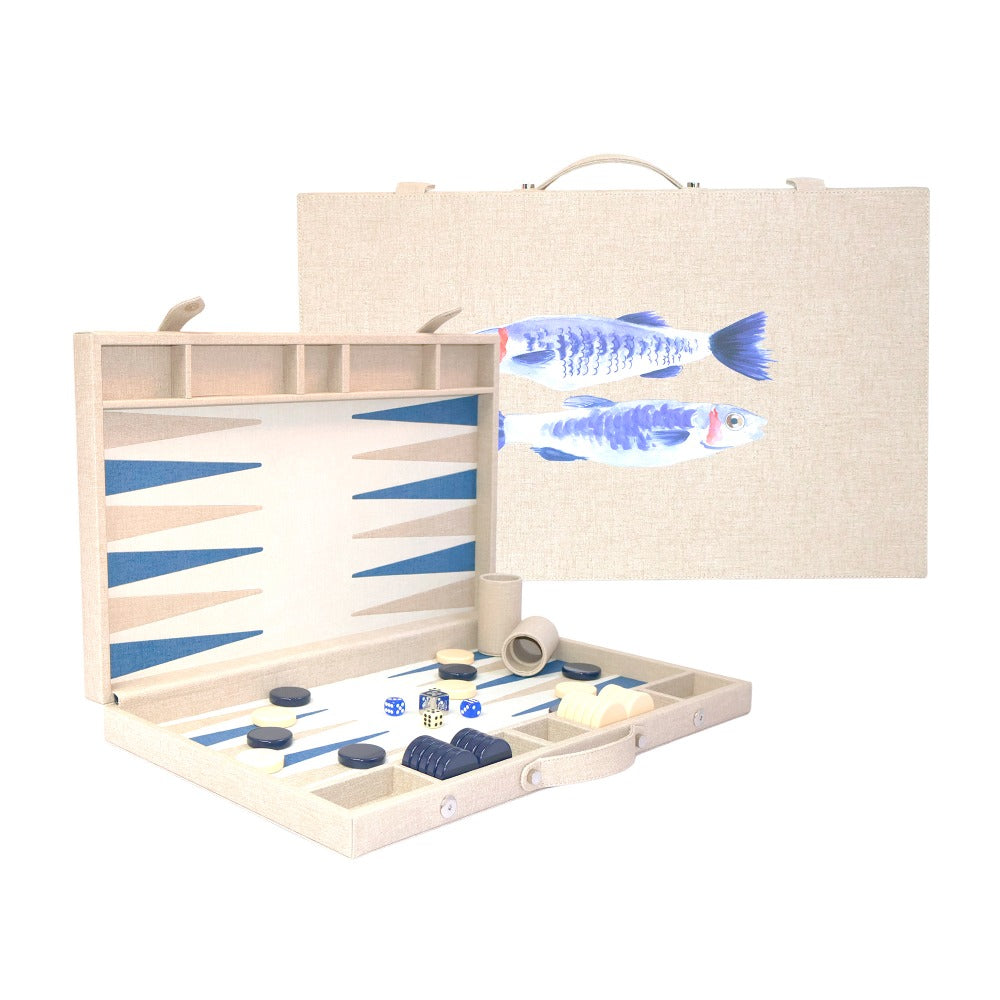 BACKGAMMON GRANDE FIORE BEIGE