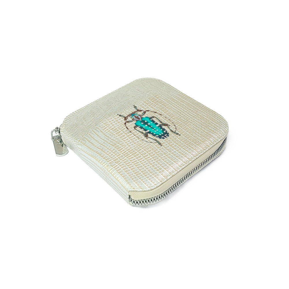 JOYERO DE VIAJE TEJUS PLATA BEIGE