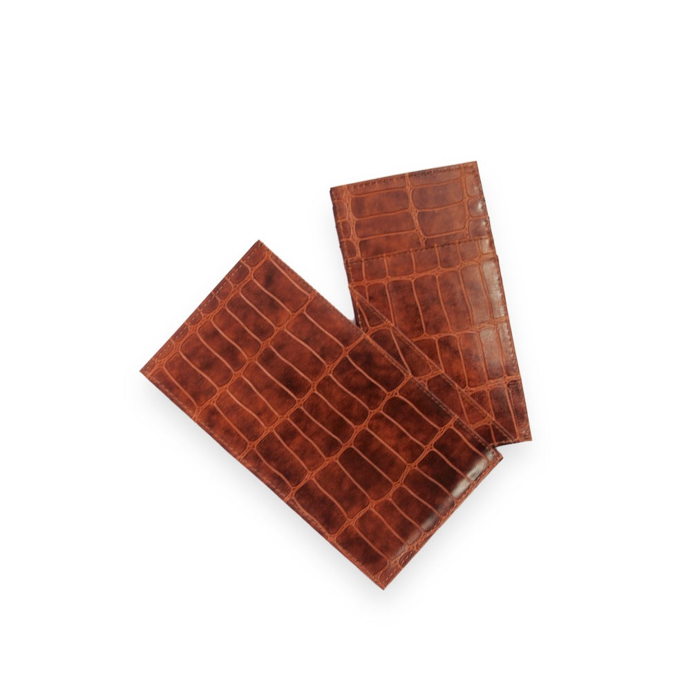 PORTA DOCUMENTOS DE VIAJE PIEL LISO