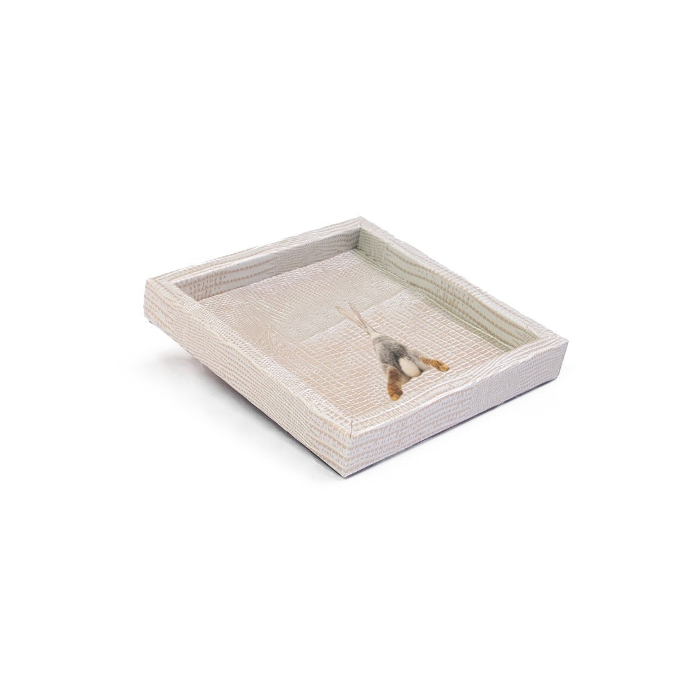 CHAROLA 15 X 15 TEJUS PLATA BEIGE