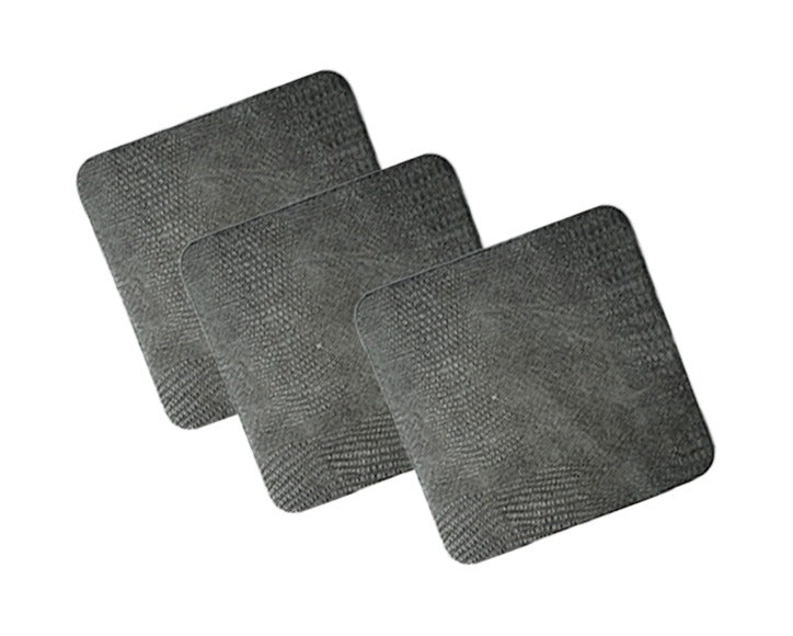 PORTA VASO CUADRADO GRIS ARMADILLO LISO