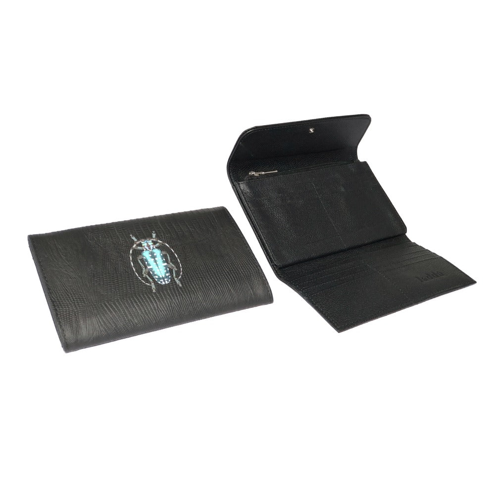 CARTERA LICHA NEGRO ARMADILLO