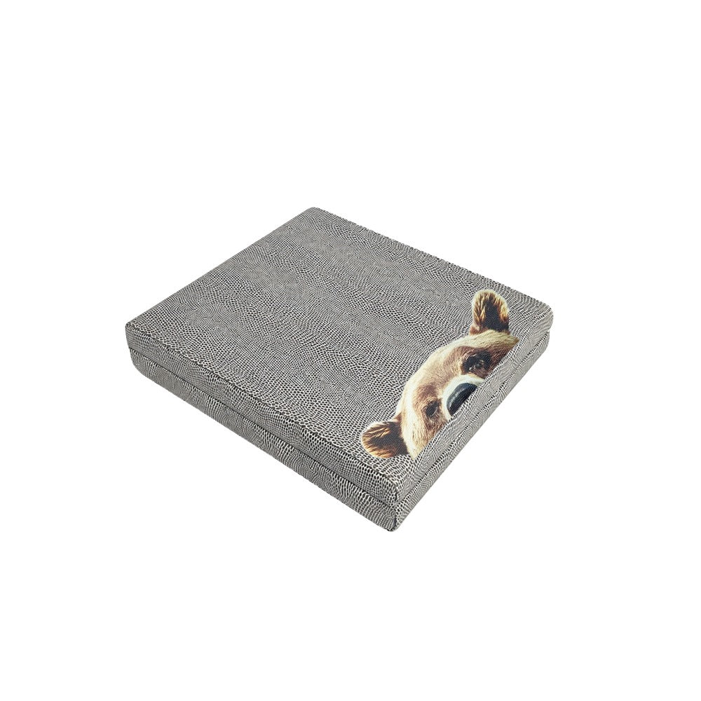DOMINO INGLES REPTIL GRIS