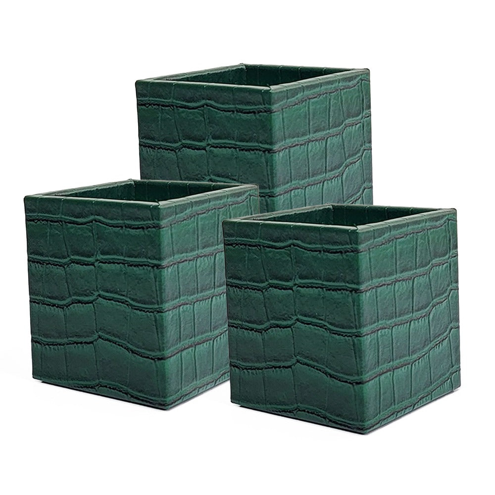 LAPICERA PIEL ESFUMADO VERDE EDEN LISO