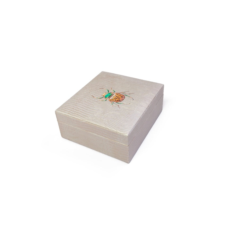 JOYERO BURO TEJUS PLATA BEIGE