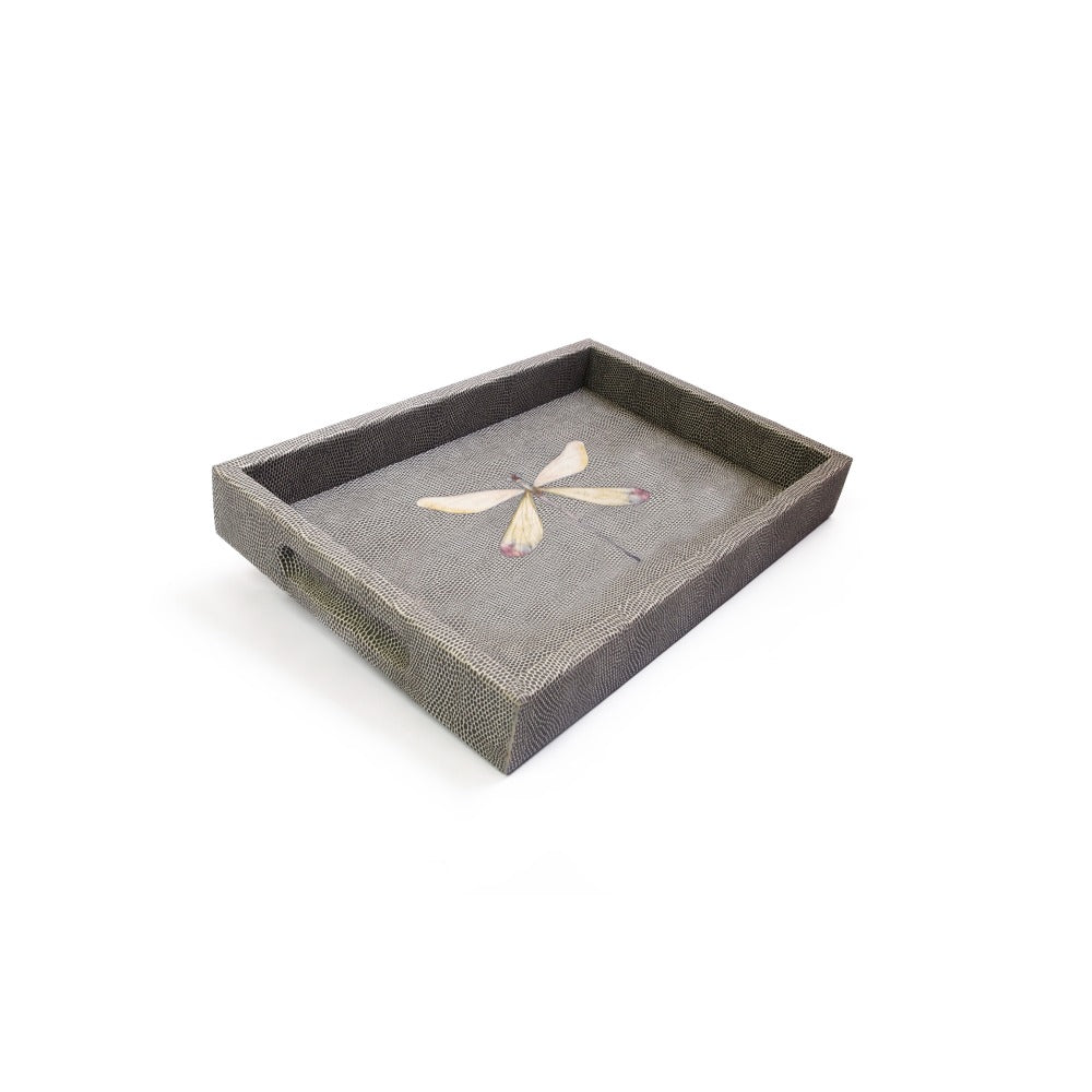 CHAROLA BURO REPTIL GRIS