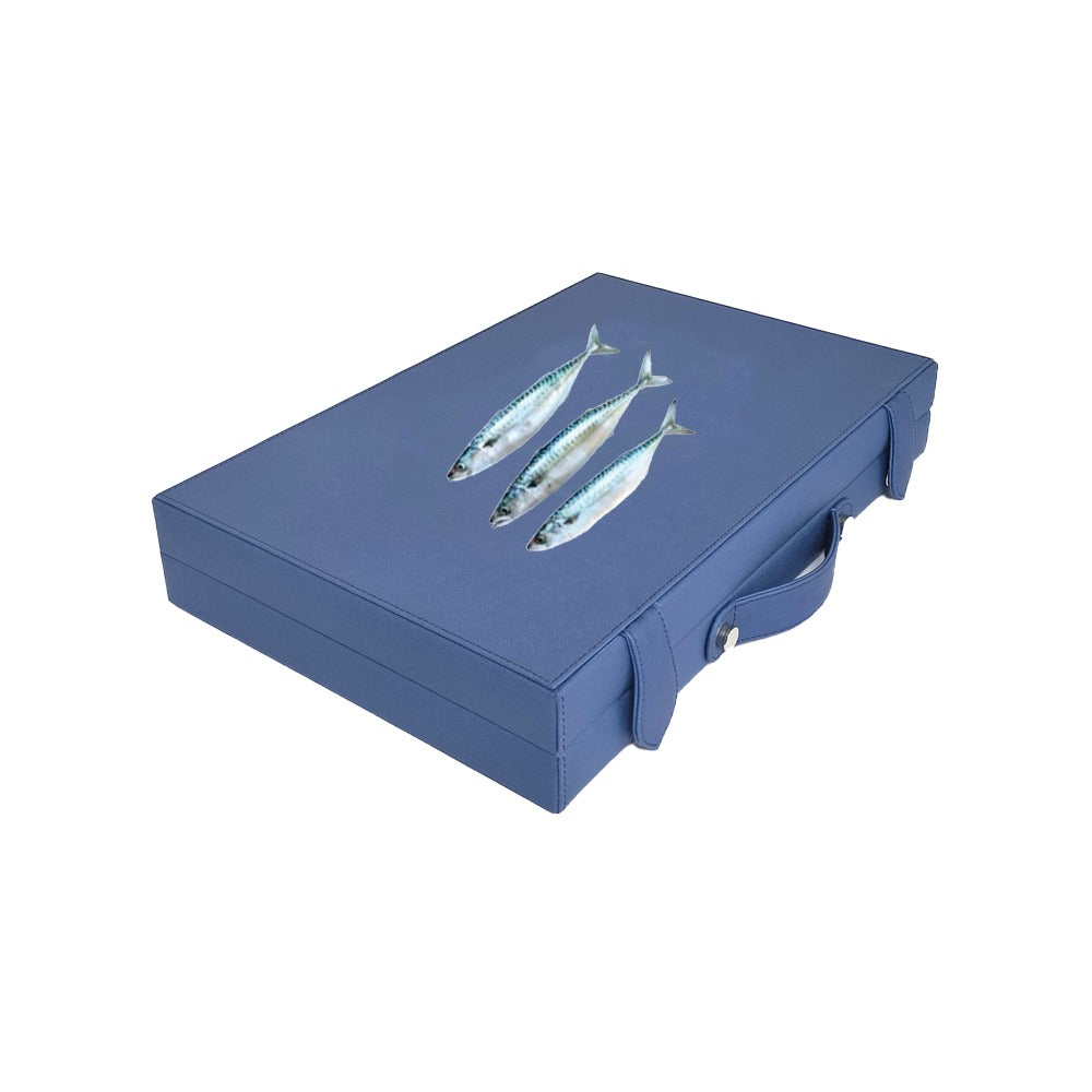 BACKGAMMON MEDIANO FORRO AZUL MEDIO