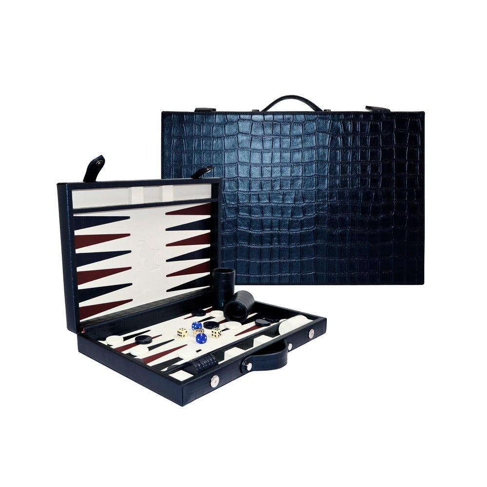 BACKGAMMON MEDIANO PIEL
