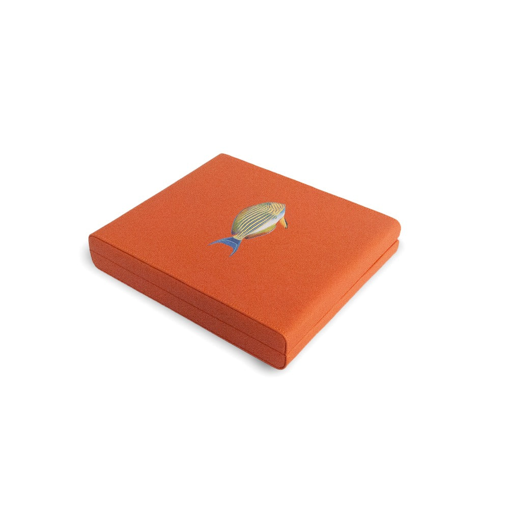 DOMINO INGLES FORRO NARANJA