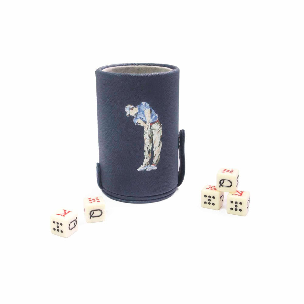 CUBILETE CON TAPA FORRO AZUL NOCHE TAY XACUR