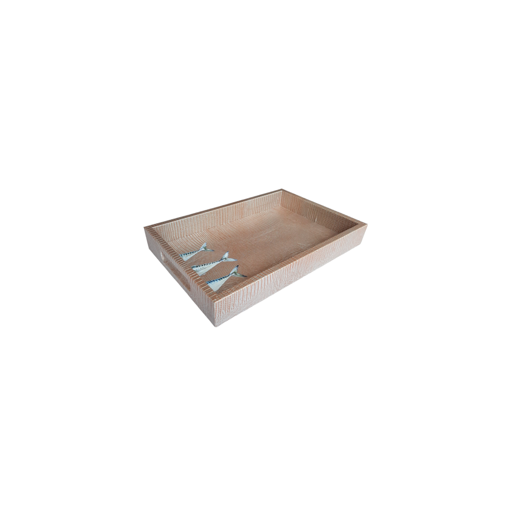 CHAROLA BURO TEJUS PLATA BEIGE