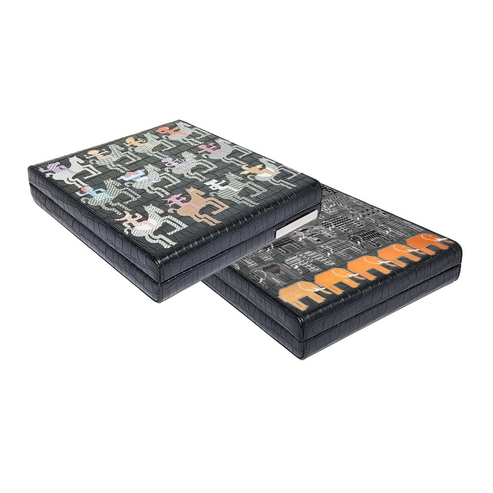 DOMINO INGLES CROCO NEGRO PEDRO FRIEDEBERG