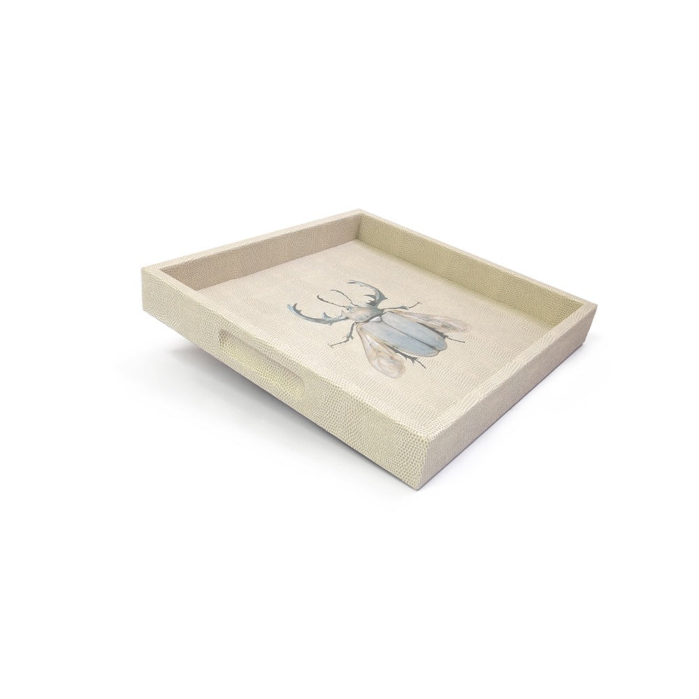 CHAROLA CUADRADA RAYITAS CARNE