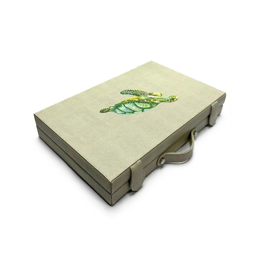 BACKGAMMON MEDIANO RAYITAS CARNE