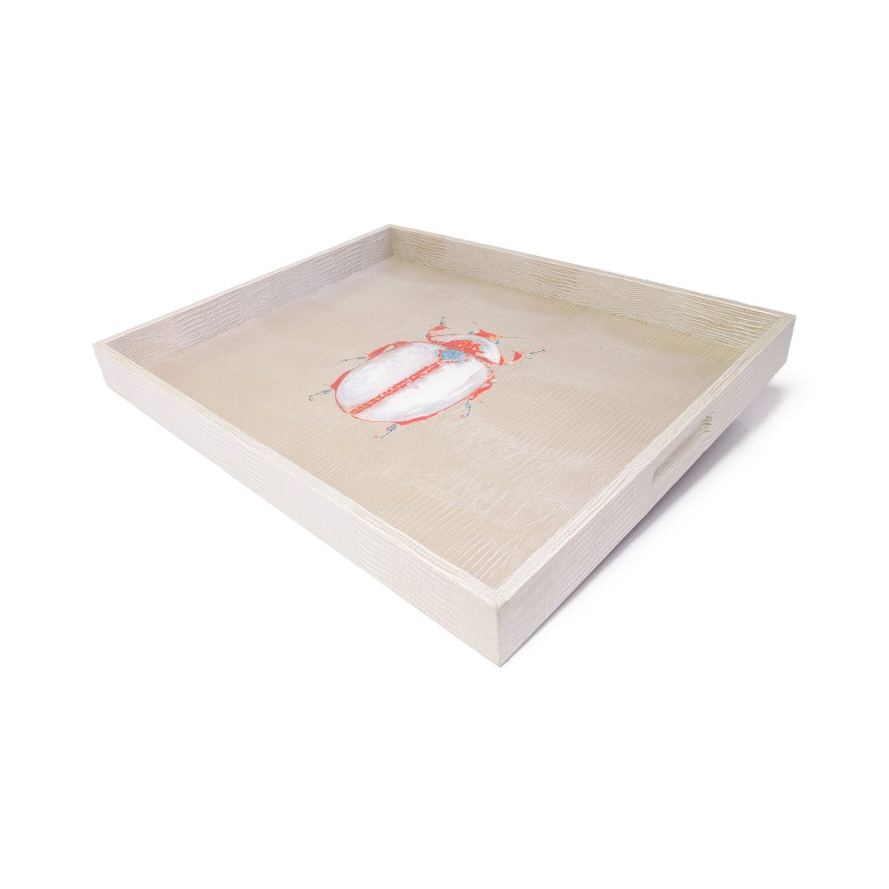 CHAROLA EXTRA GRANDE TEJUS PLATA BEIGE