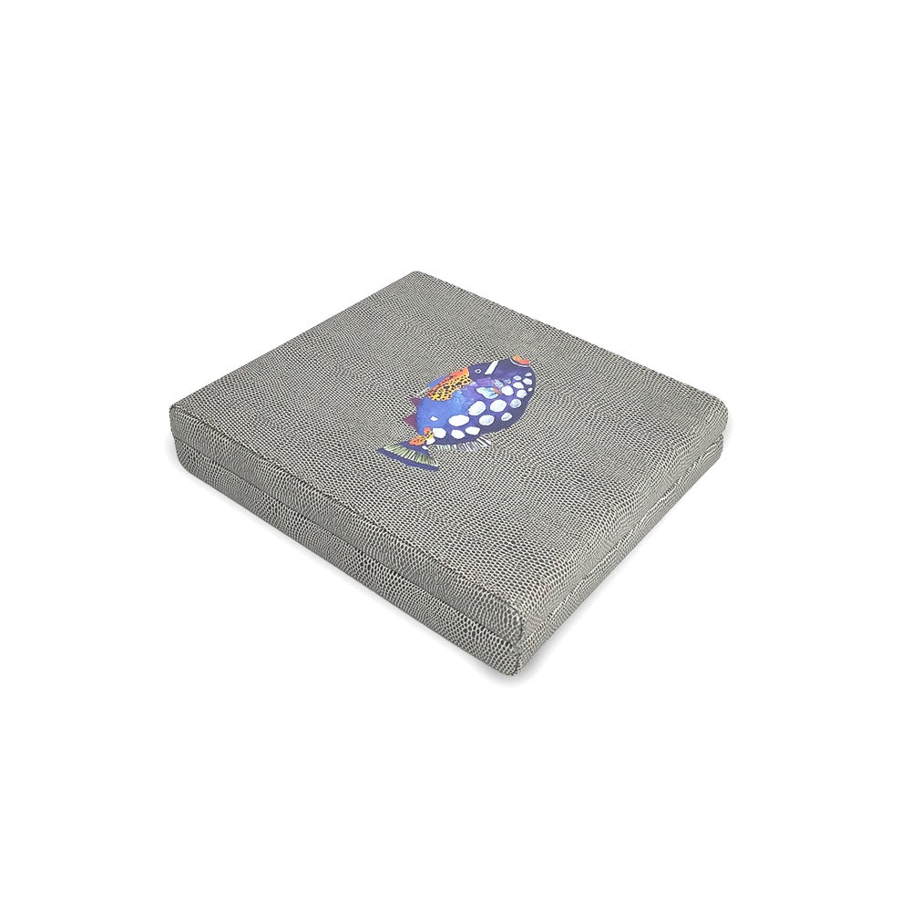 DOMINO INGLES REPTIL GRIS