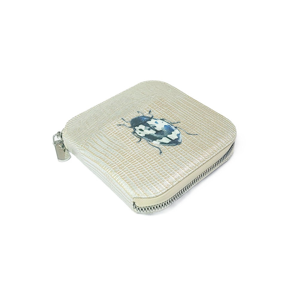 JOYERO DE VIAJE TEJUS PLATA BEIGE