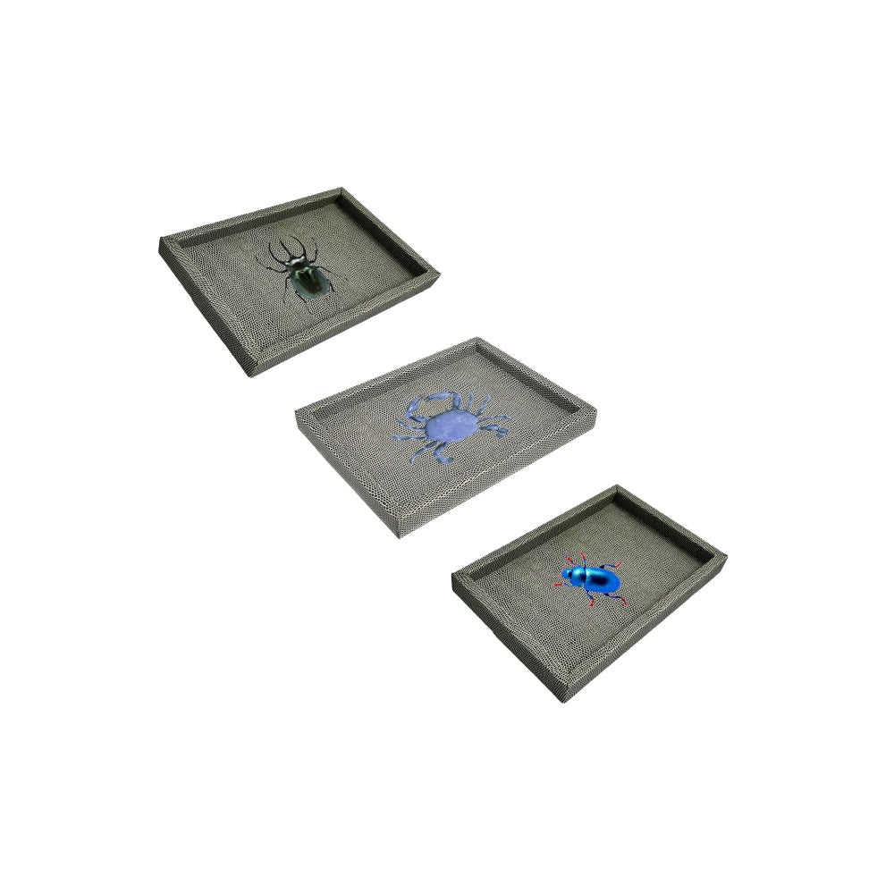 CHAROLA LADDU REPTIL GRIS