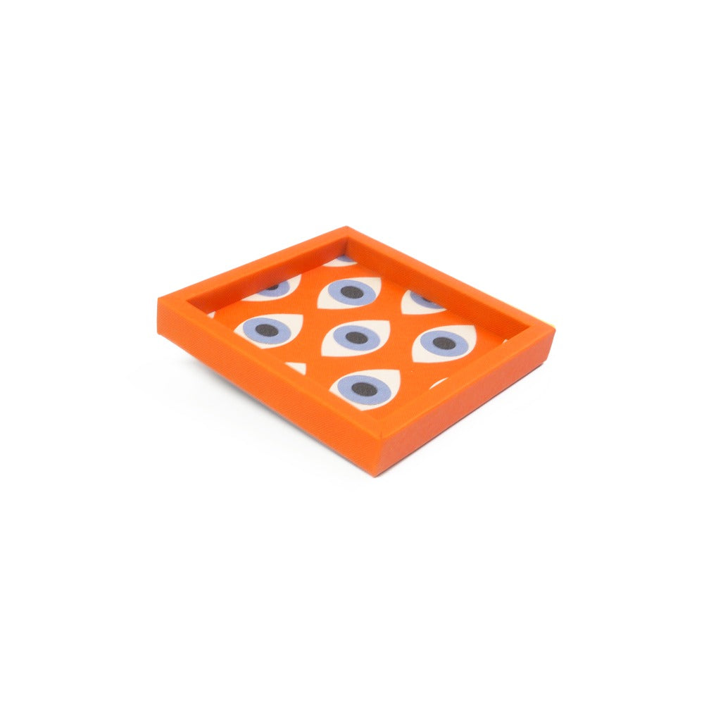 CHAROLA 15 X 15 FORRO NARANJA