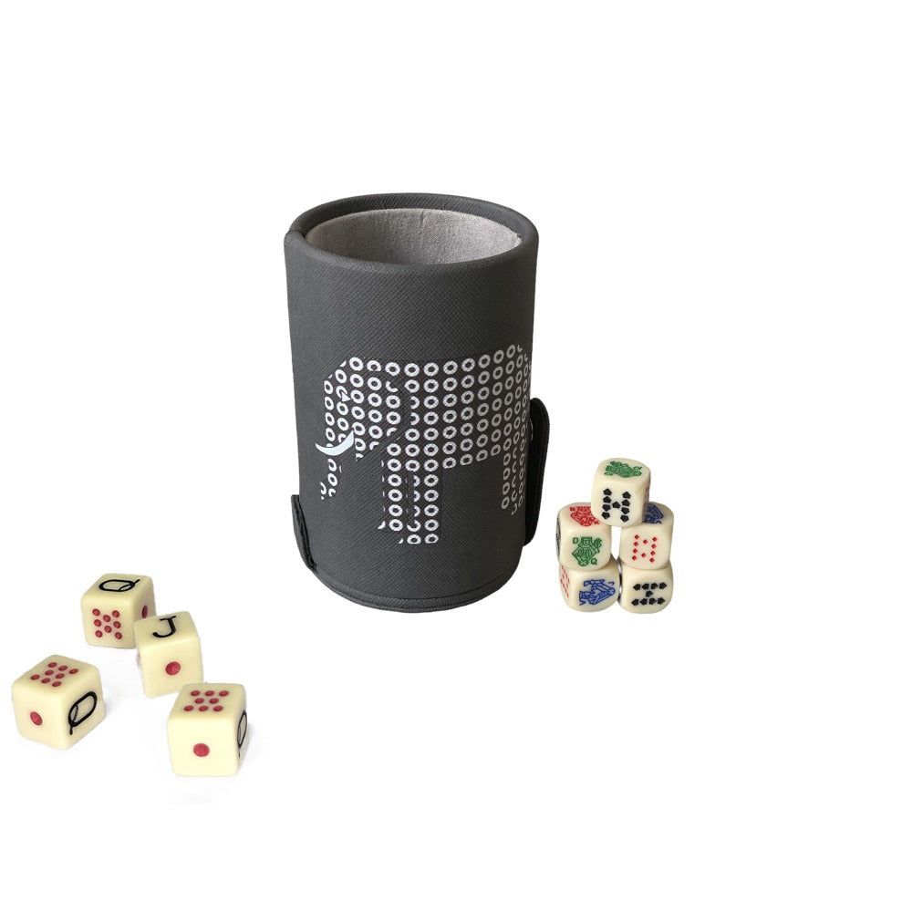 CUBILETE CON TAPA FORRO COOL GREY PEDRO FRIEDEBERG