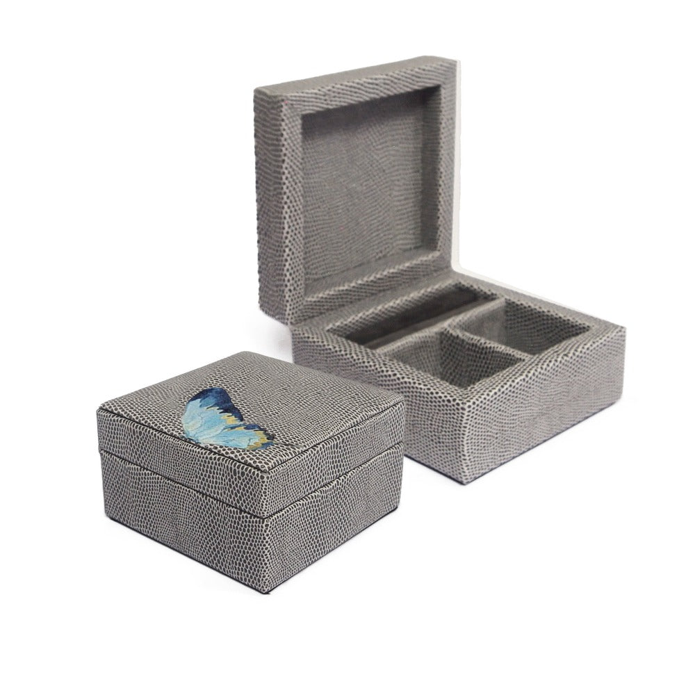 JOYERO MINI REPTIL GRIS