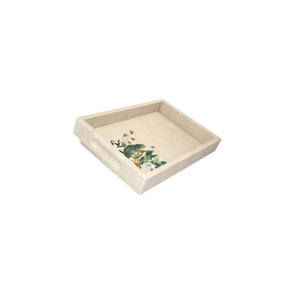 CHAROLA BURO FIORE BEIGE MUZALUCI