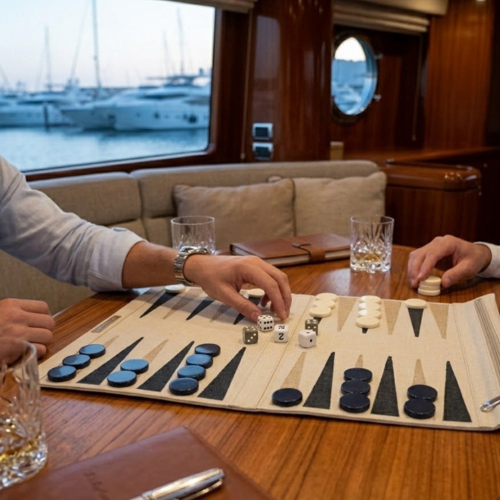 BACKGAMMON DE VIAJE FIORE BLANCO PEDRO FRIEDEBERG