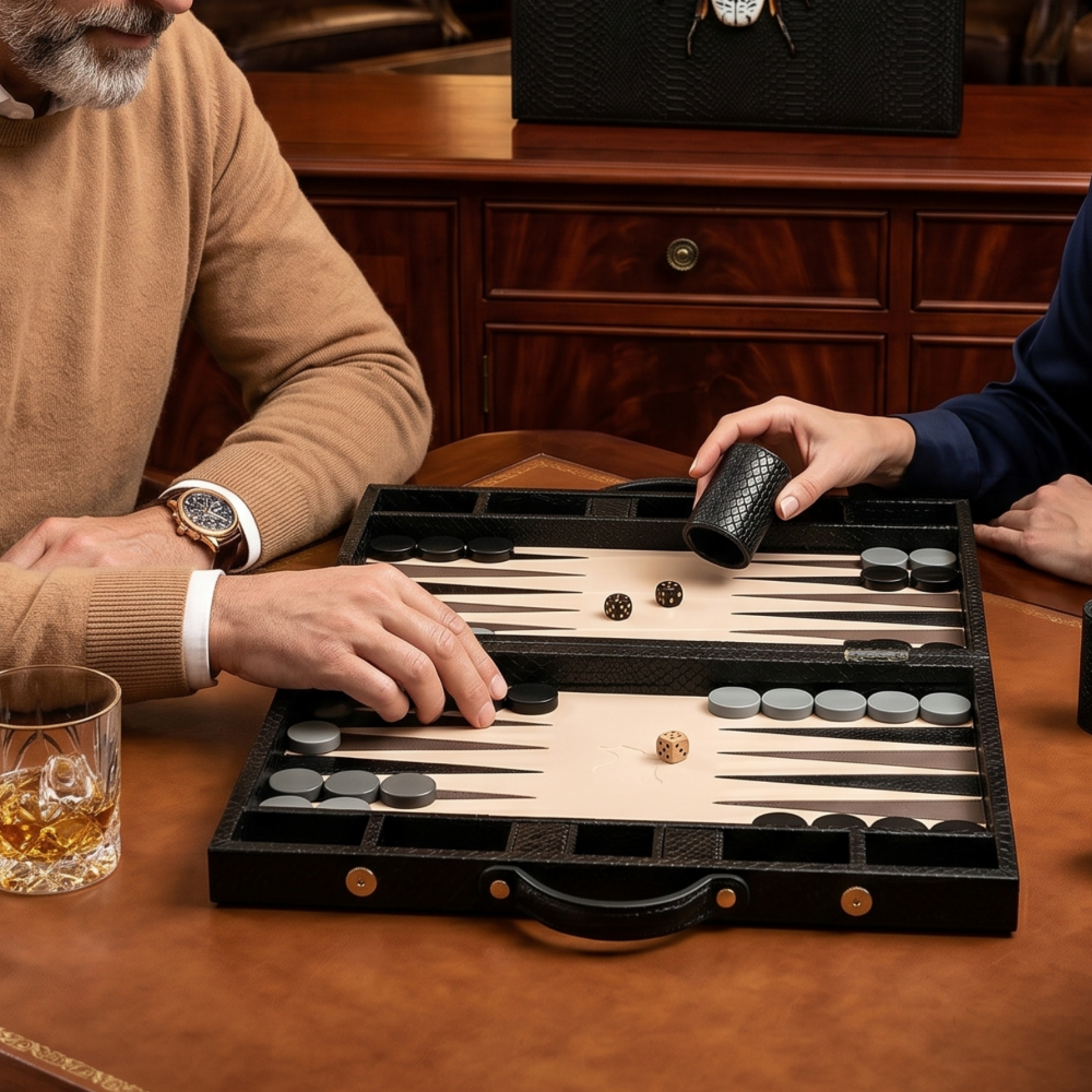 BACKGAMMON GRANDE NEGRO MATE
