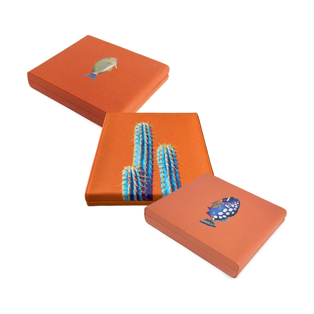 DOMINO PLANO CHICO FORRO NARANJA