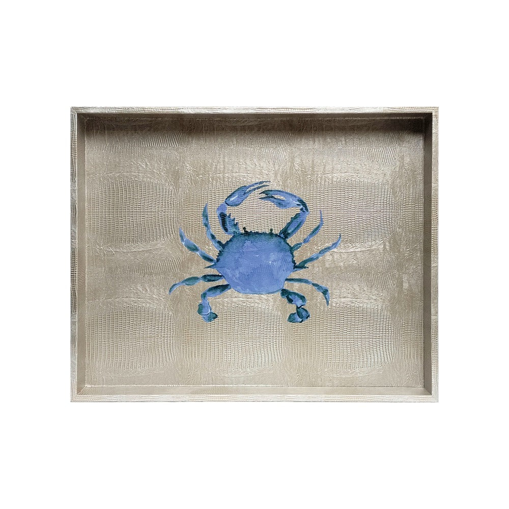 CHAROLA GRANDE TEJUS PLATA BEIGE
