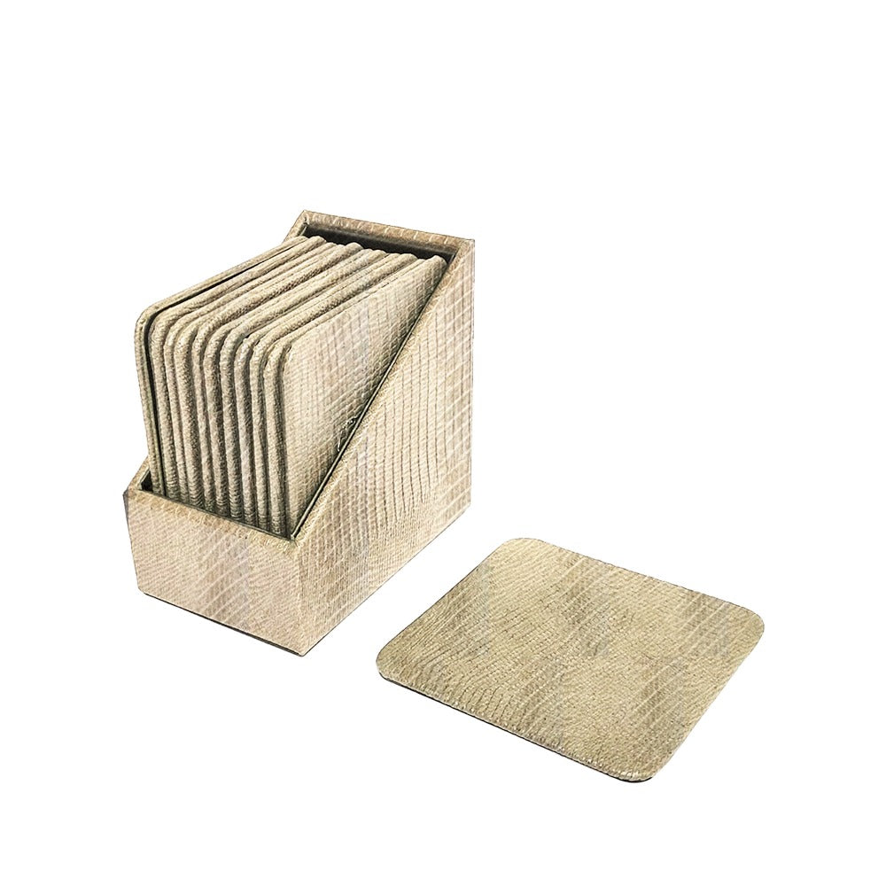 ESTUCHE PORTA VASOS CUADRADOS 12 LISO