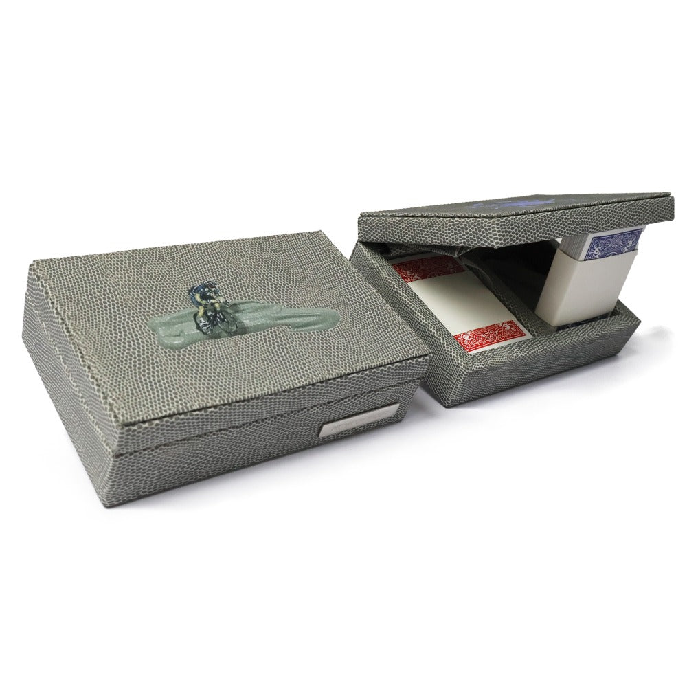 BARAJAS LUJO REPTIL GRIS TAY XACUR