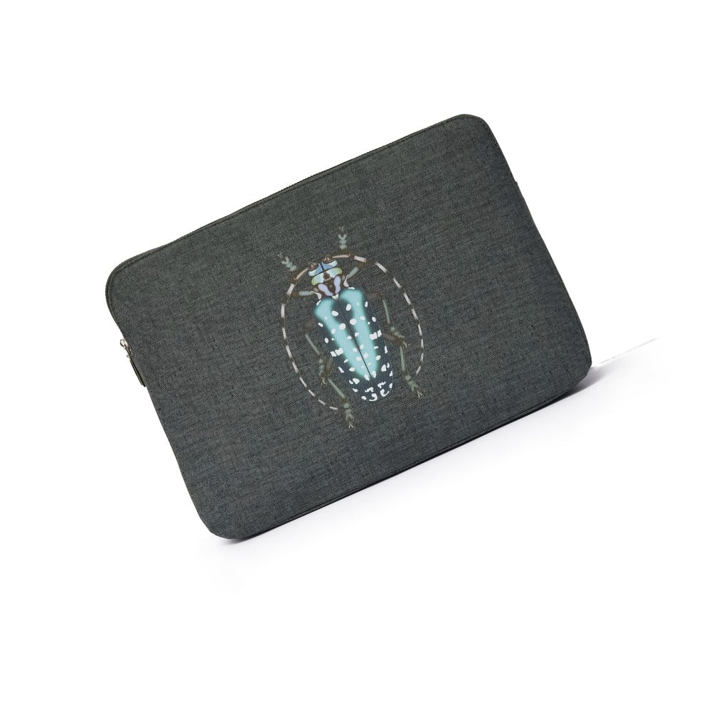 PORTA LAPTOP 13 FIORE GRAFITO