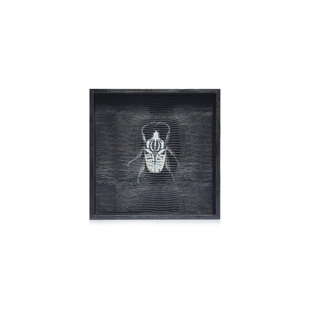 BLACK ARMADILLO SQUARE TRAY